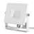 20W slim Světlomet, venkovní reflektor, těleso hliník, povrch bílá, krycí sklo čiré, LED 20W, 1600lm, neutrální 4000K, Ra80, 230V, IP65, IK05, rozměry 153x132x27mm
