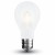 LED žárovka E27 8W D=67mm LED žárovka, těleso kov šedostříbrná, difuzor sklo opál, LED 8W, denní 6400K, 800lm, E27, A67, 230V, tř.1, rozměry d=67mm, h=123mm