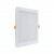 FUGA SQ 12W, IP44 Stropní podhledové svítidlo, čtvercové, těleso plast bílá, difuzor plast opál, LED panel 12W, 1500lm, denní 6000K, vyzař úhel 110°, 230V, do koupelny IP44, tř.2, rozměry 145x145x34mm.