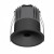 DL04-MH LED 5W Podhledové bodové svítidlo, těleso hliník, povrch černá, LED 5W, 500lm, teplá 3000K, Ra80, 230V, IP20, d=51mm, h=70mm
