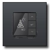 Minipanel pro ovládání světelných scén. Minipanel pro ovládání světelných scén.