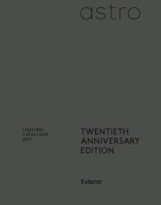 Katalog svítidel ASTRO EXTERIOR 2017