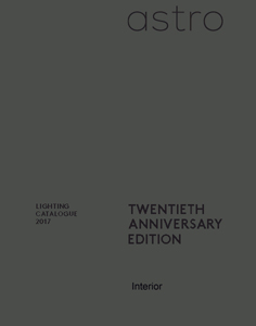 Katalog svítidel ASTRO INTERIOR 2017